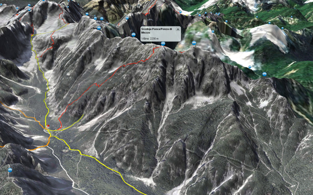 Julijske Alpe – Srednja Ponca 2228m